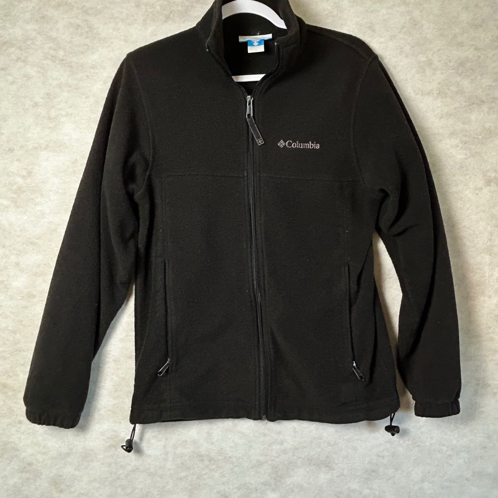 Columbia Sportswear Black Fleece Full Zip Jacket Women's Size S Lightweight Warm
